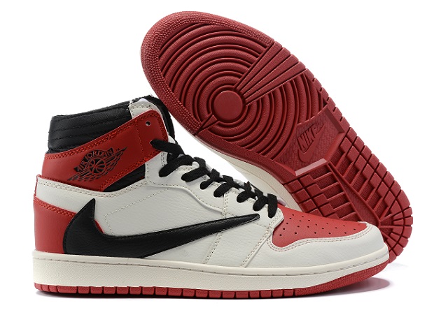 Air Jordan Retro 1 Grade AAA Fragment Design Travis Scott Red - Click Image to Close